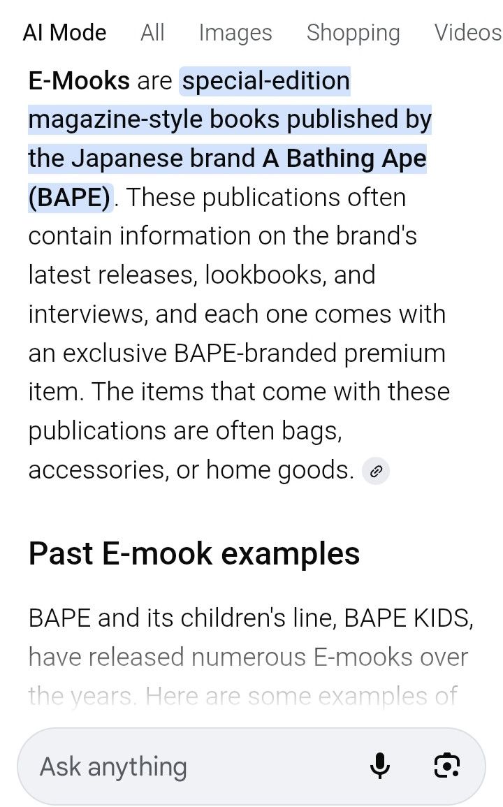 Bape The Bathing Ape BAPE 🦍 e-Mook Camo Pouch Bag Size ONE SIZE - 6 Thumbnail