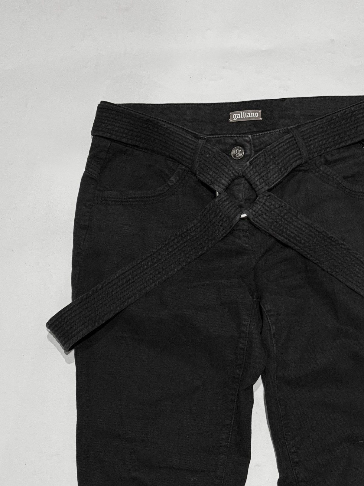 John Galliano Archive Galliano Bondage Skinny Avangard Denim Size US 28 / EU 44 - 2 Thumbnail
