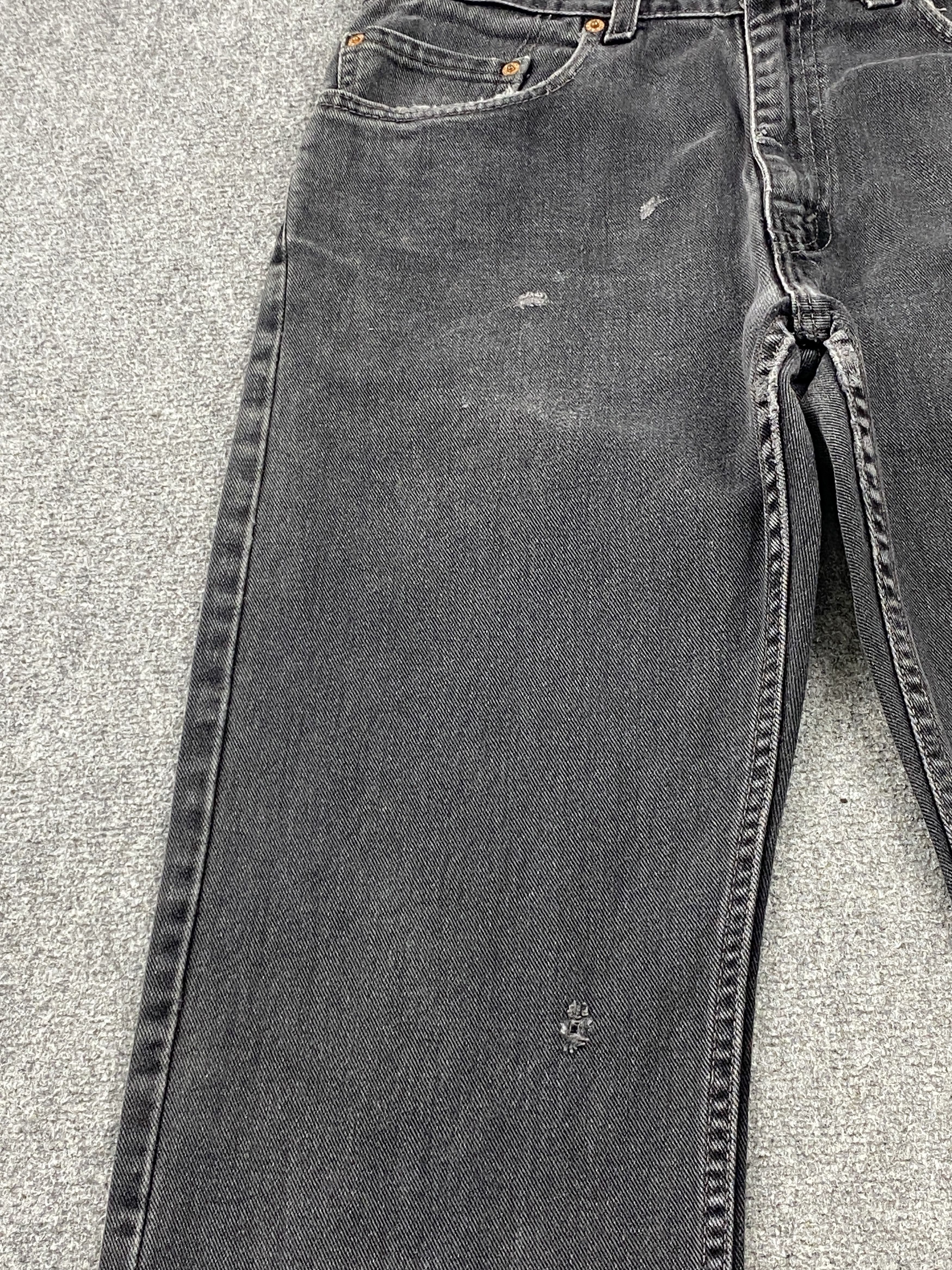 Levi's × Vintage Vintage 90s Levis 505 Faded Black Jeans DP2315 Size US 31 - 11 Thumbnail