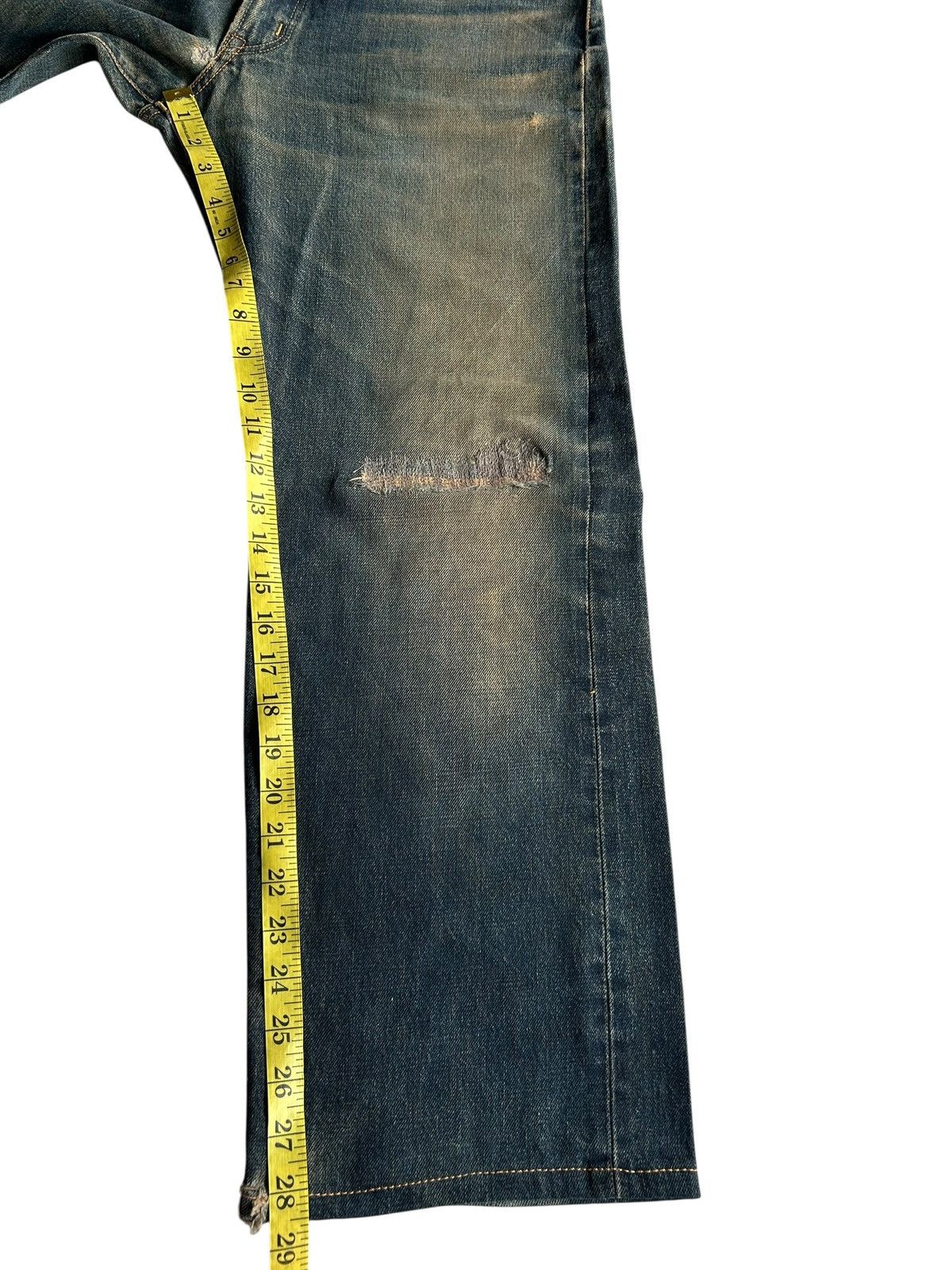 Kapital Vintage Edwin 505xx Selvedge Rusty Mudwash Distressed Denim Size US 34 / EU 50 - 20 Thumbnail