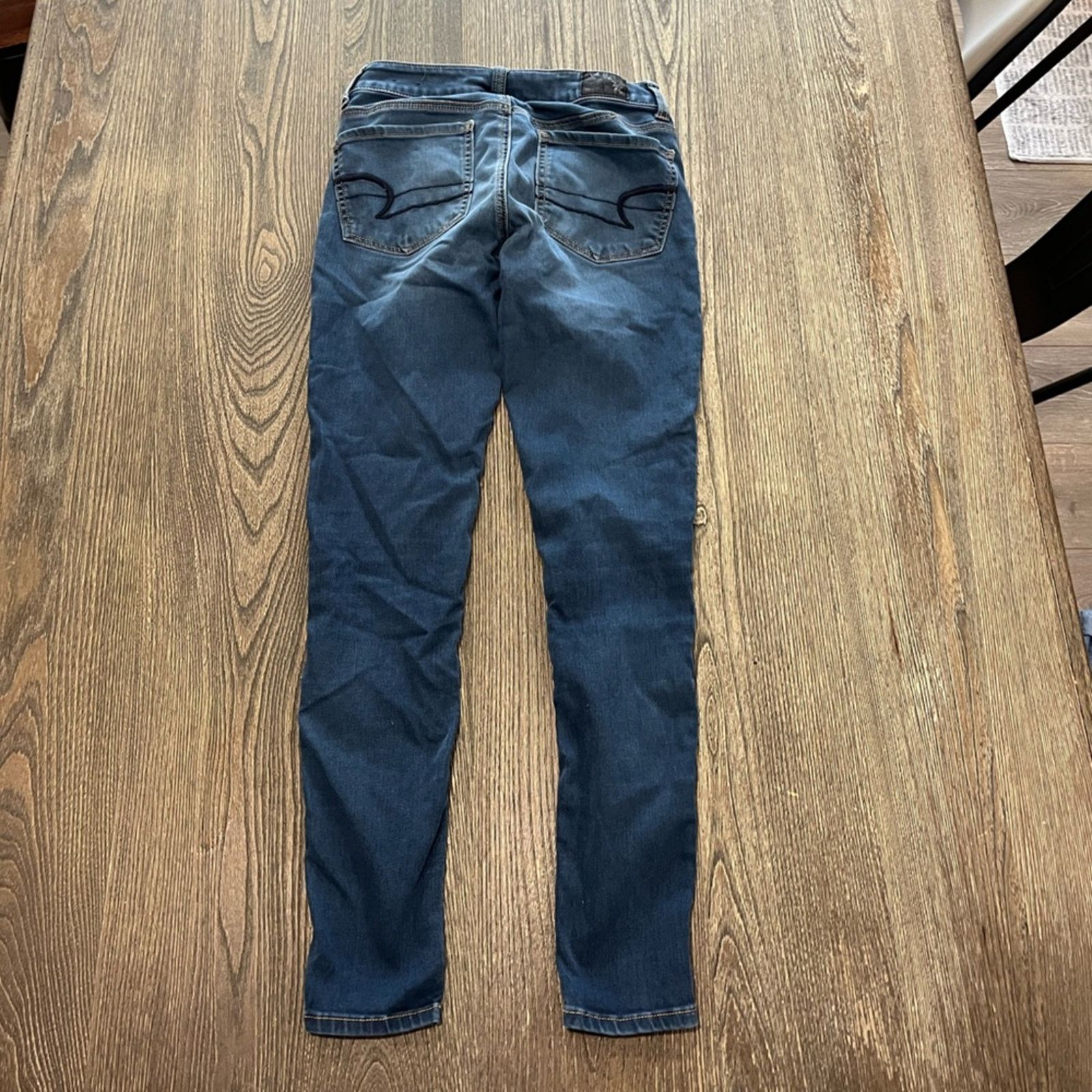 American Eagle Outfitters American Eagle Hi-Rise Jegging Jeans Super Stretch Size 2 Size 26" / US 2 / IT 38 - 9 Thumbnail
