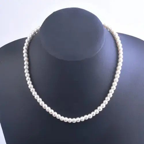 Japanese Brand × Vintage White Faux Pearl Necklace Size ONE SIZE - 3 Thumbnail