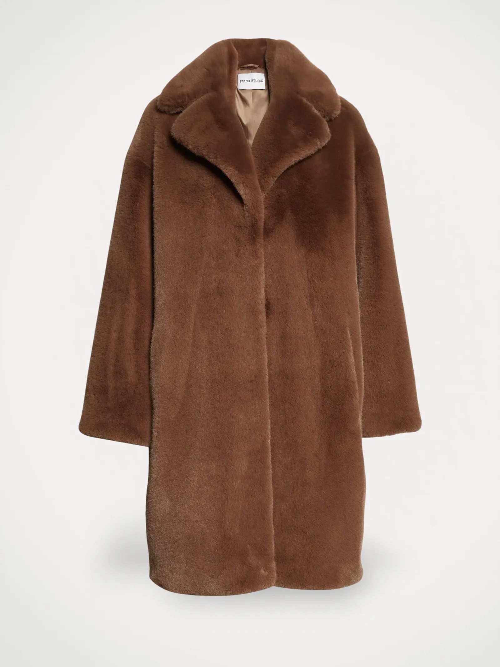 STAND STUDIO Stand Studio Camille Cocoon Coat - Mole Brown Coat Size M / US 6-8 / IT 42-44 - 1 Thumbnail