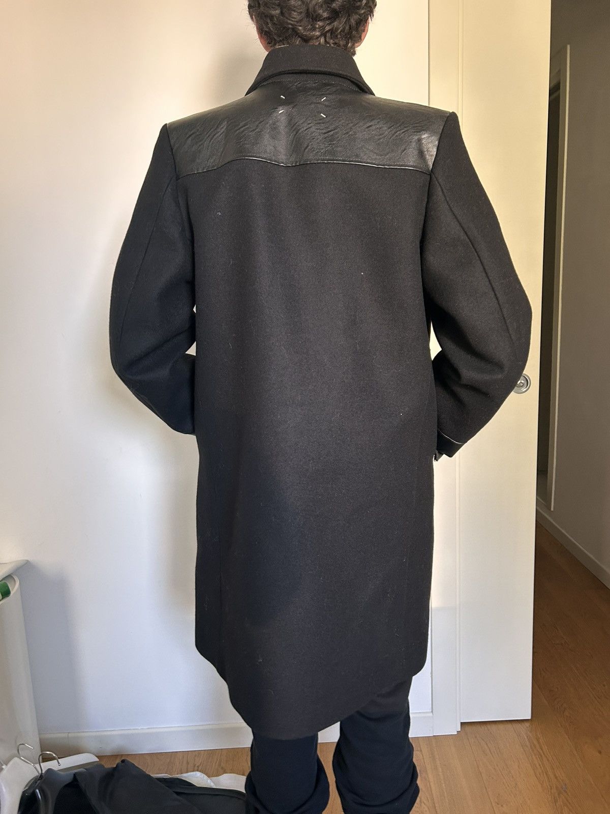 Maison Margiela Maison Margiela FW21/22 John Galliano black wool coat Size US M / EU 48-50 / 2 - 8 Thumbnail