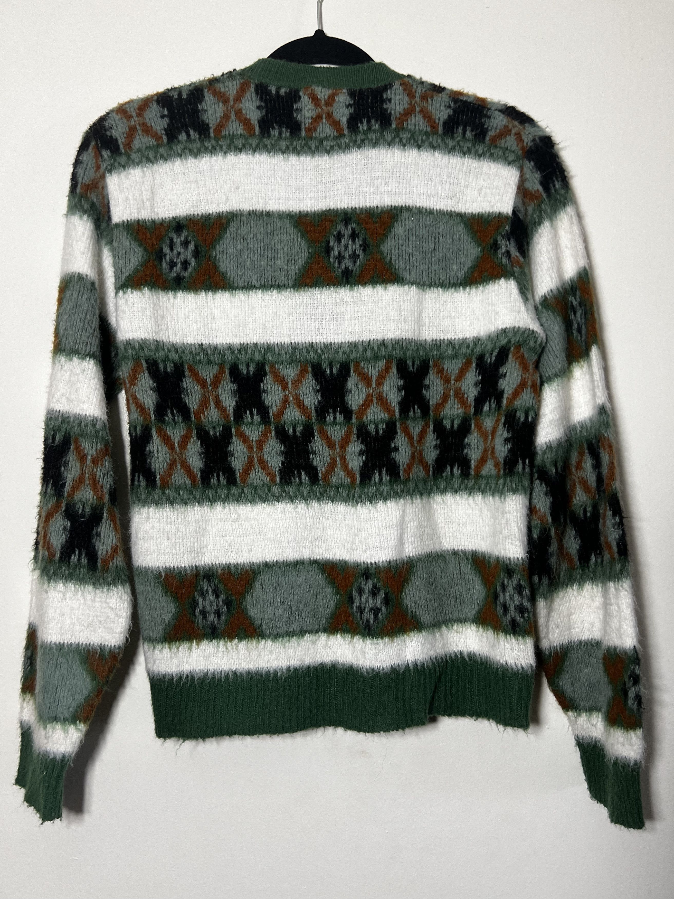 Vintage Vintage Styled by Stein's Zip Up Long Sleeve Knit Cardigan Size US L / EU 52-54 / 3 - 4 Thumbnail