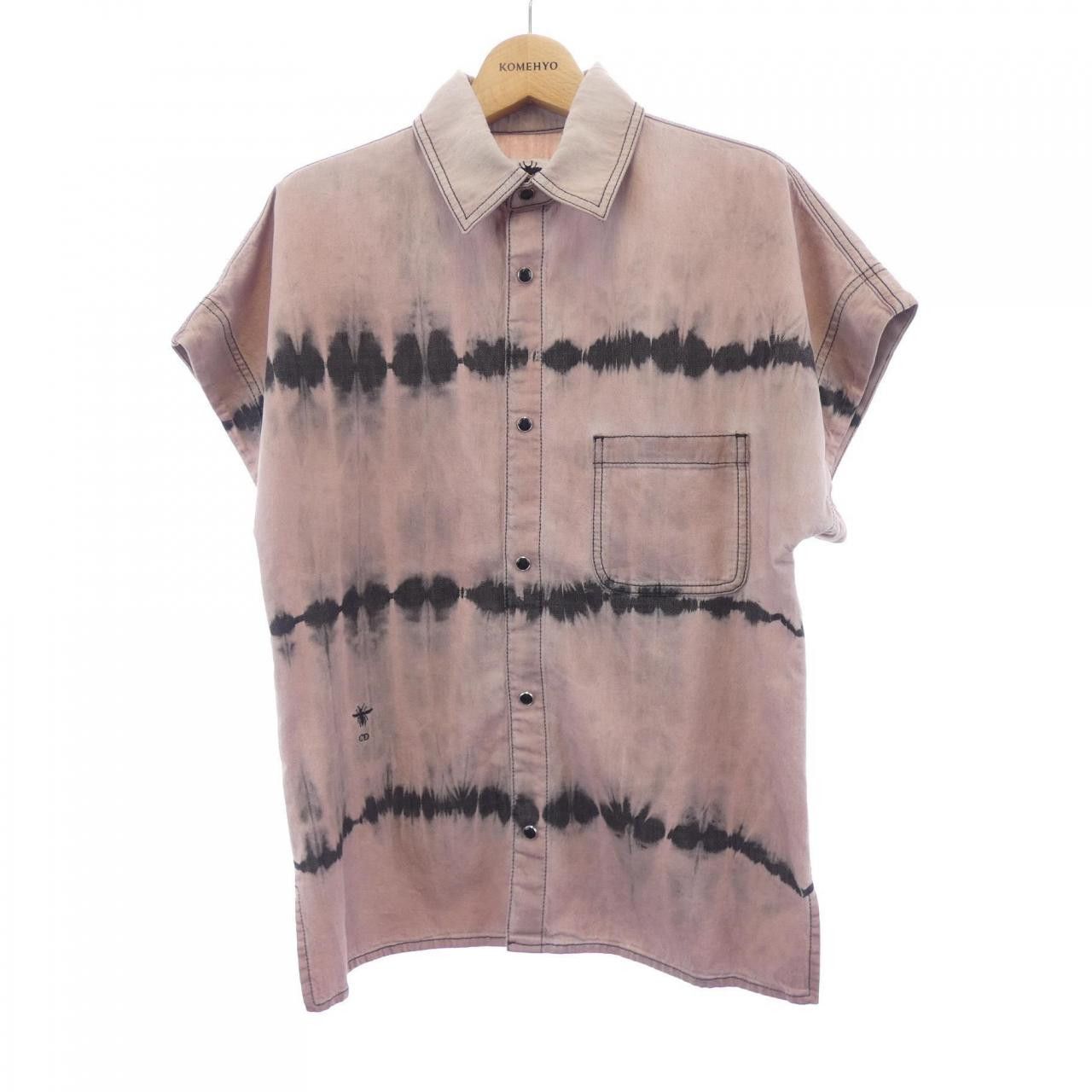 Dior Dior Christian Dior Short Sleeve Shirt Textile Tops 042B19A3159 DUTY FREE for USA Size ONE SIZE - 1 Thumbnail