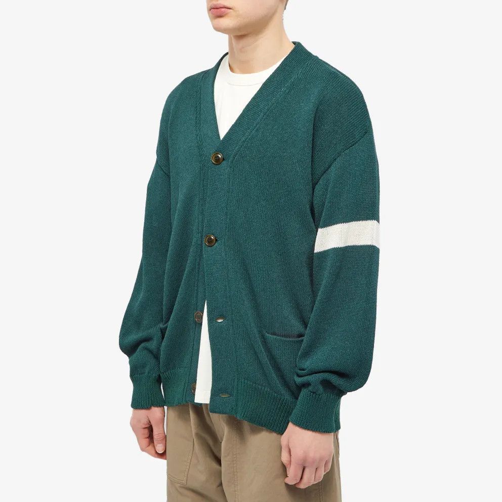 Nanamica Paper yarn knit cardigan, L Size US L / EU 52-54 / 3 - 2 Thumbnail