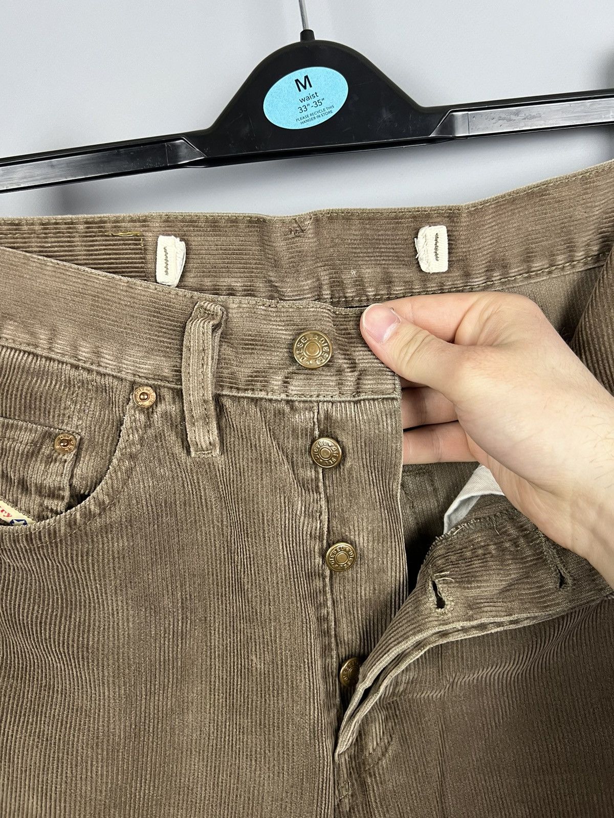 Diesel W31 Vintage Diesel Corduroy Pants Y2k Size US 31 - 8 Thumbnail