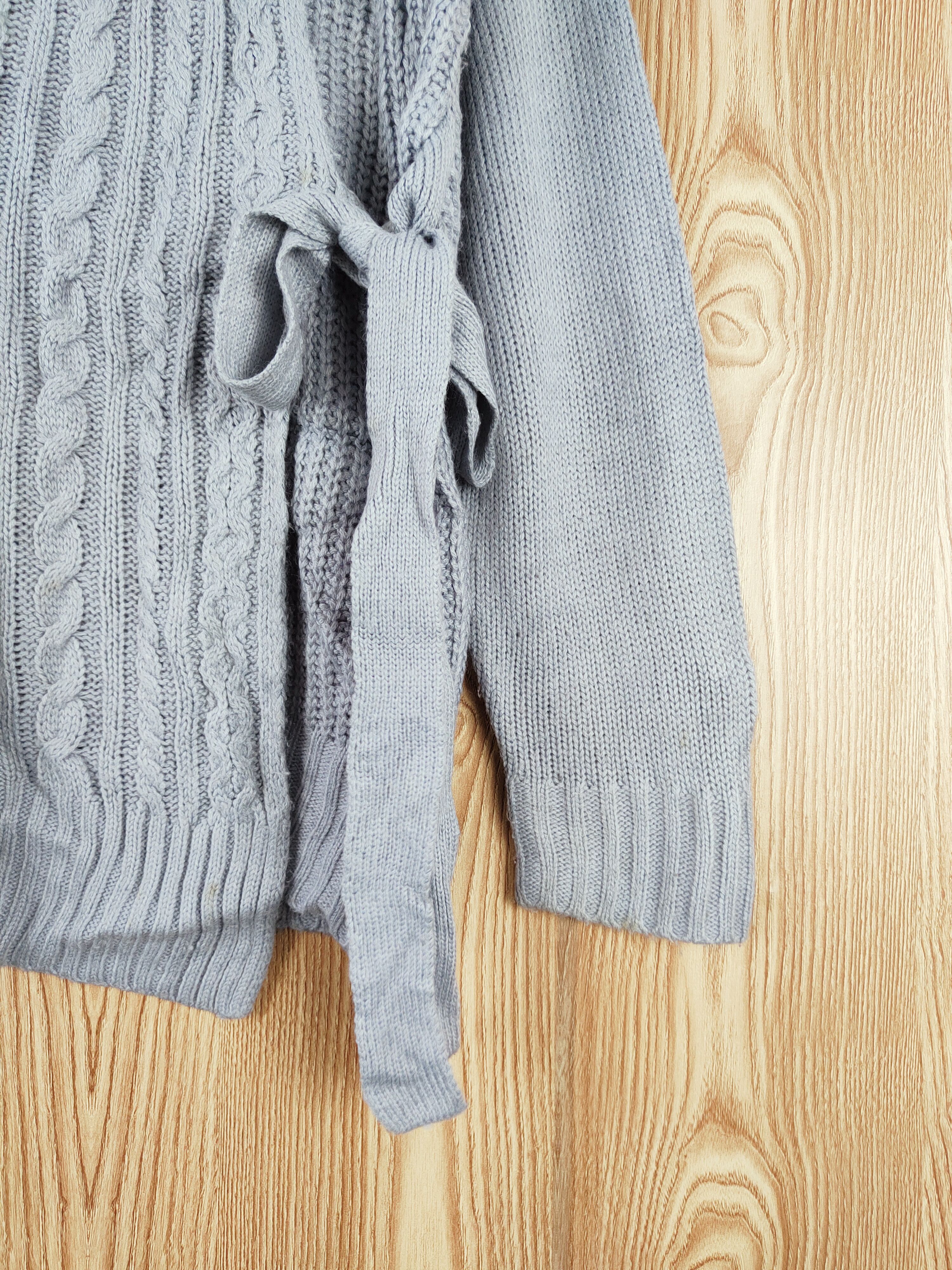 Aran Isles Knitwear × GU × Japanese Brand Gu Blue Knitwear Sweatshirts #W359 Size US M / EU 48-50 / 2 - 7 Thumbnail