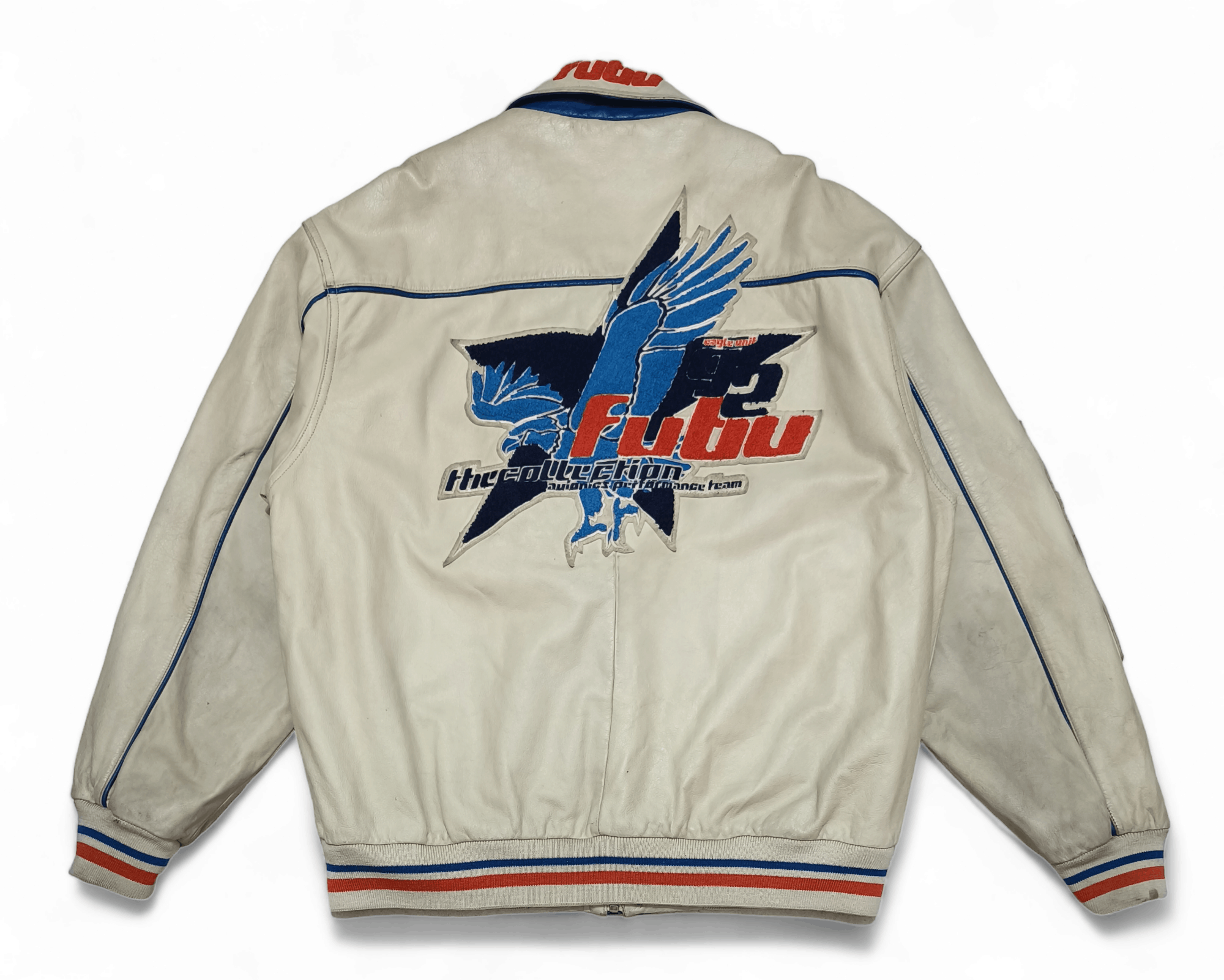 Fubu Vintage 90s Fubu Collection Hiphop Streetwear Leather Jacket Size US XL / EU 56 / 4 - 2 Thumbnail