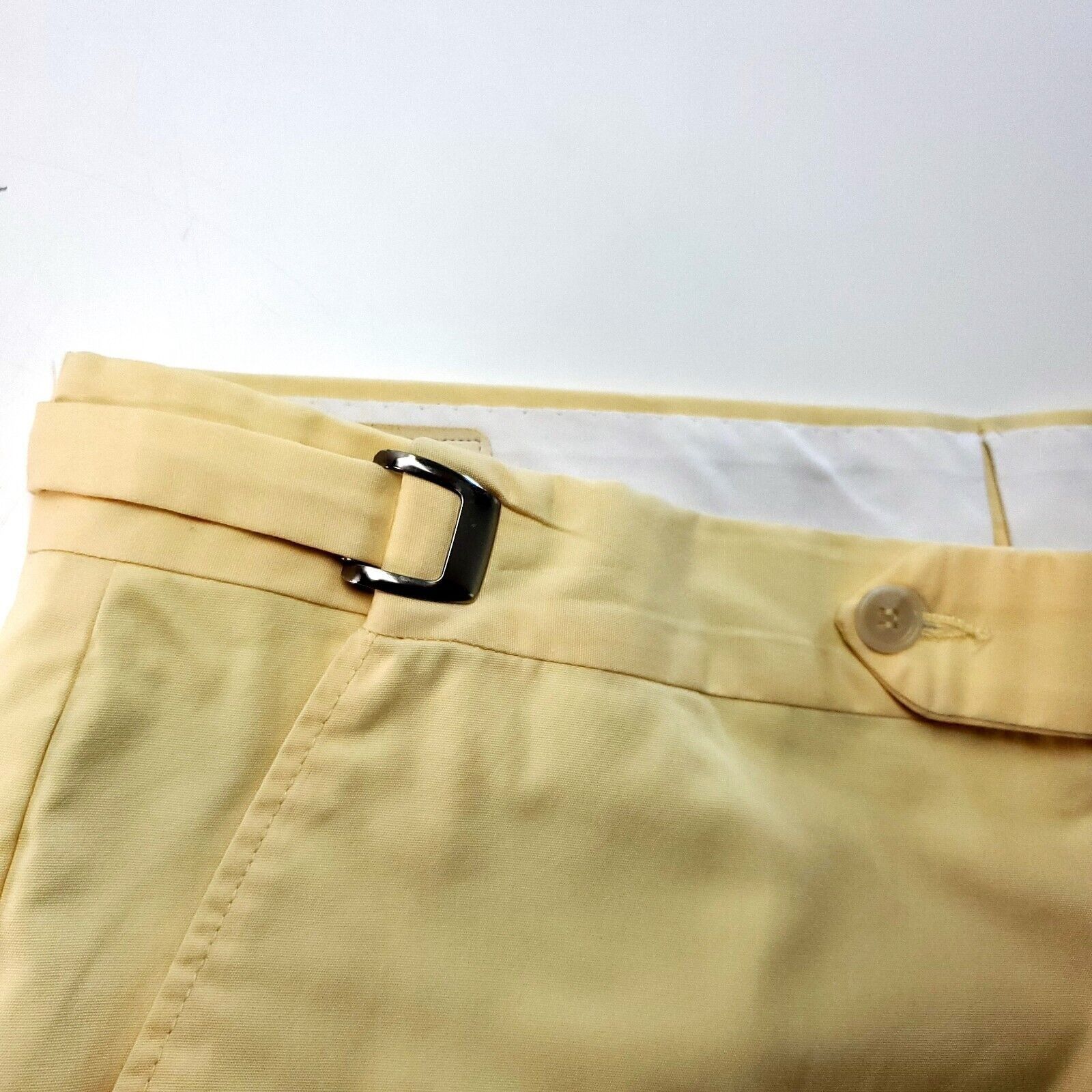 L.L. Bean LL Bean Cotton Polyester Chino Pants 35/29 Yellow Flat Front Size US 35 - 2 Thumbnail