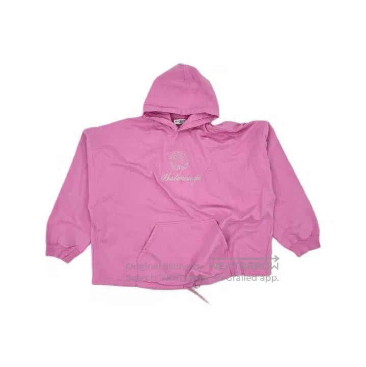 Balenciaga Balenciaga Geometric Pattern Hooded Sweatshirt. Size US XS / EU 42 / 0 - 2 Thumbnail