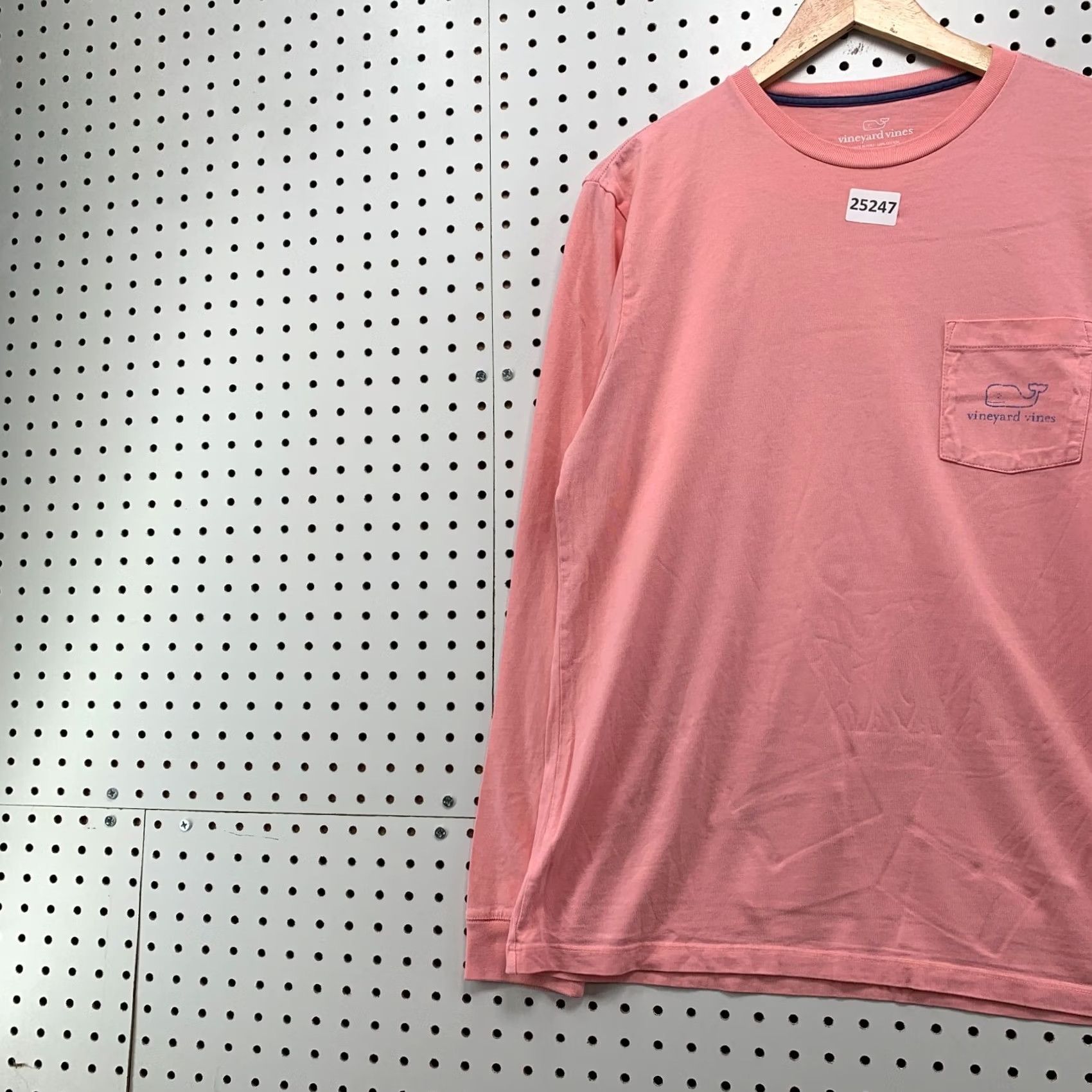 Vineyard Vines Vineyard Vines Pocket Shirt Pink Long Sleeve Whale Logo Adult Small Mens Shirt Size US S / EU 44-46 / 1 - 4 Thumbnail