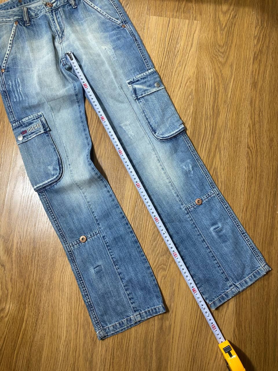 Diesel Vintage Diesel style distressed multi pocked cargo pants Size US 26 / EU 42 - 8 Thumbnail