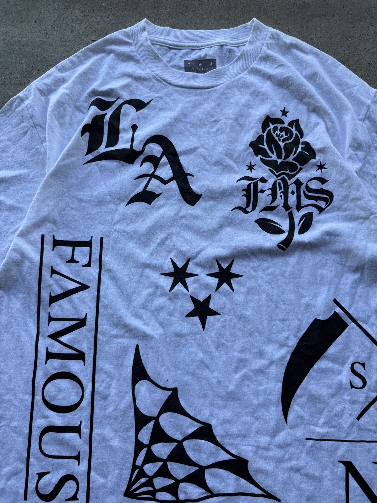 Famous Stars And Straps × Vintage Vintage Y2k Famous shirt Size US XL / EU 56 / 4 - 2 Thumbnail