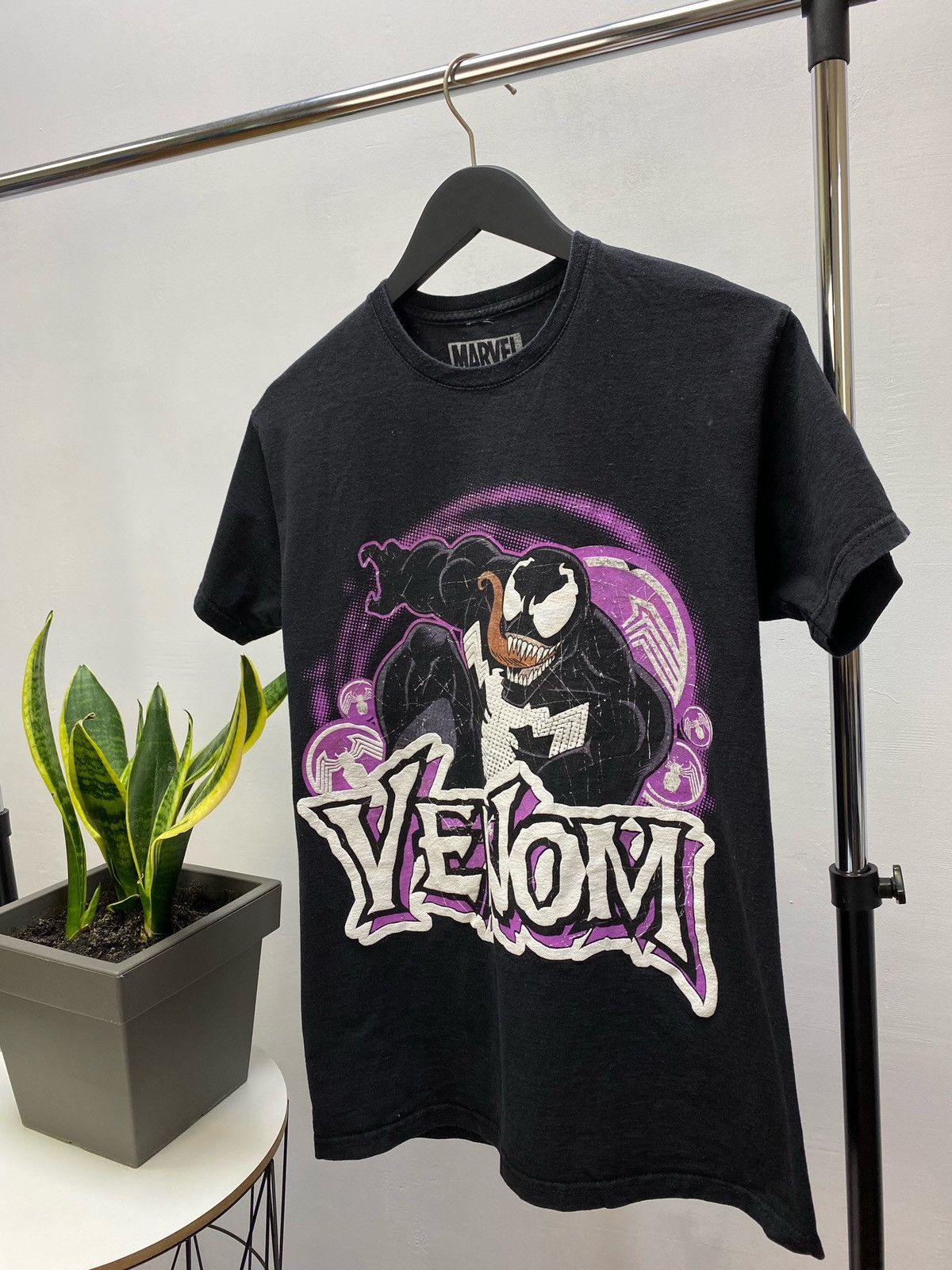 DC Comics × Marvel Comics Marvel Venom Graphic Big Logo T Shirt Size US L / EU 52-54 / 3 - 2 Thumbnail