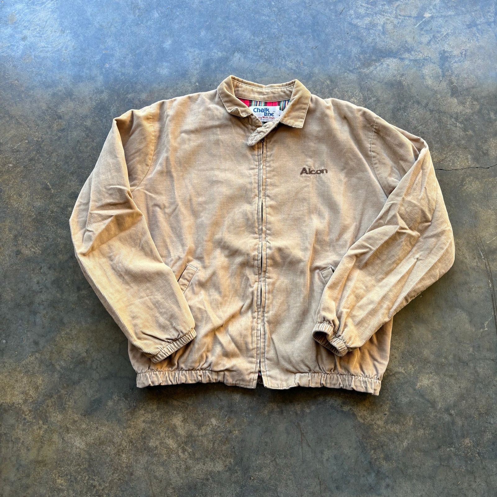 Chalk Line Crazy vintage Chalk Line Corduroy Zip Jacket Size US L / EU 52-54 / 3 - 1 Thumbnail