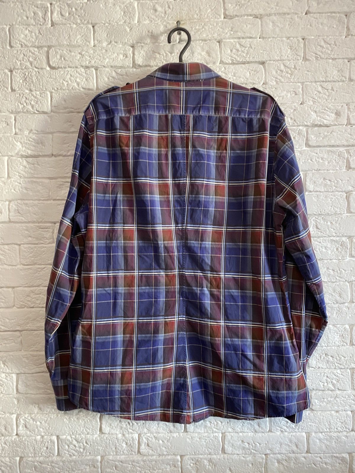 Gucci × Vintage Gucci Vintage Shirt Made In Italy Size US L / EU 52-54 / 3 - 7 Thumbnail