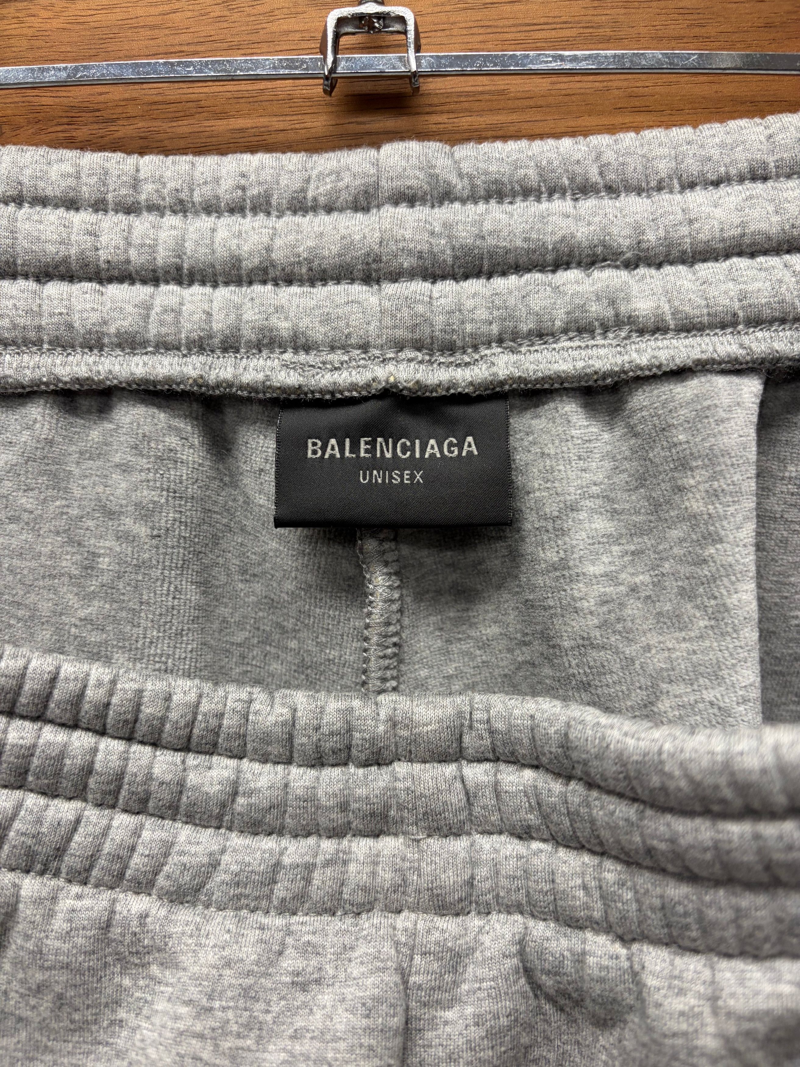 Balenciaga 2023 Balenciaga Grey Drawstring Sweatpants Size US 31 - 3 Thumbnail