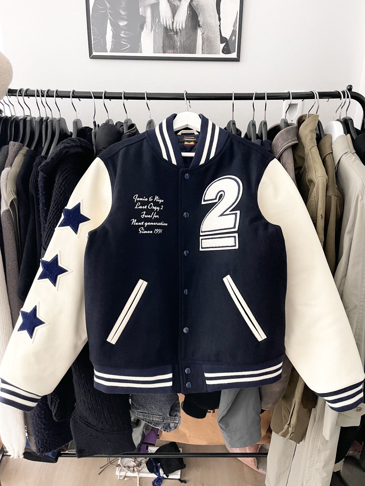 Human Made × Undercover ARCHIVAL! Undercover x Human Made Last Orgy 2 Varsity Jacket Size US L / EU 52-54 / 3 - 2 Thumbnail
