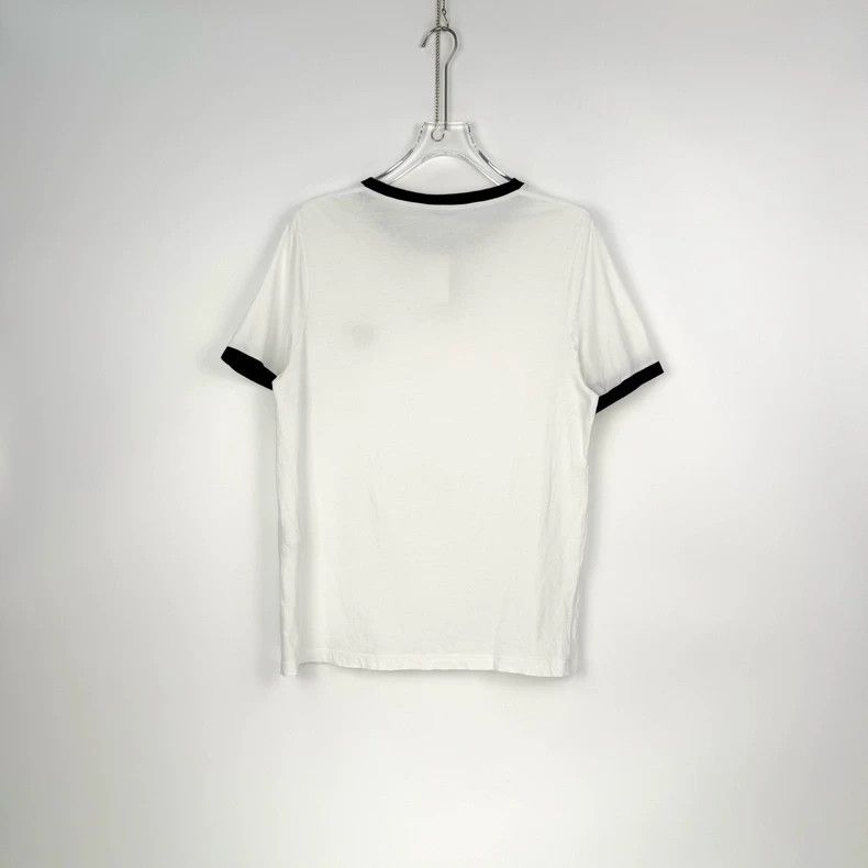 Loewe LOEWE White embroidered classic logo short sleeves Size L / US 10 / IT 46 - 4 Thumbnail