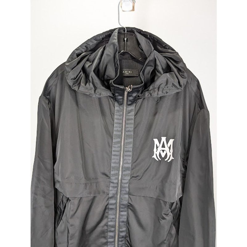 Amiri o1rshd1 Light Weight Nylon Anorak Jacket in Black Size US L / EU 52-54 / 3 - 2 Thumbnail