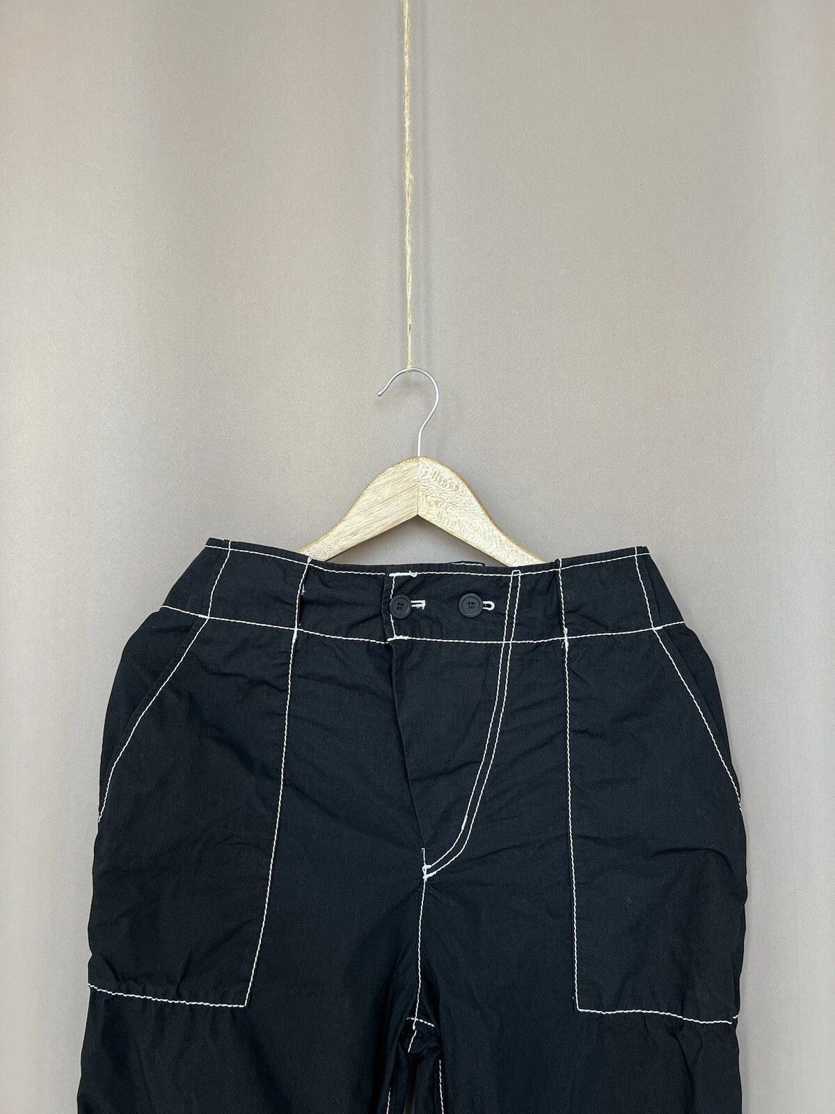 Issey Miyake Issey Miyake Caravan Pants Black/White Size S/M Japanese Size 28" / US 6 / IT 42 - 2 Thumbnail