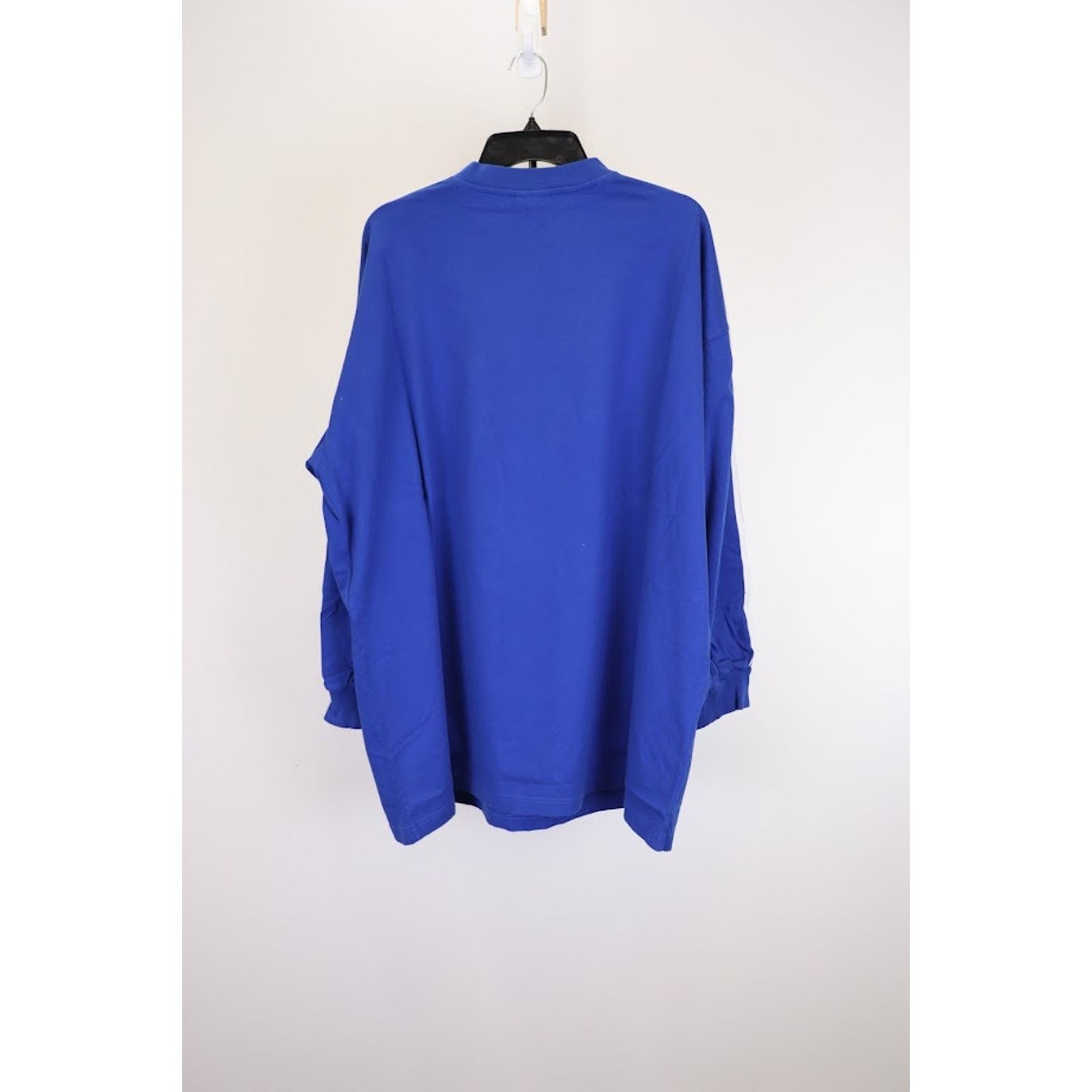 Adidas × Balenciaga o1rshd1 Logo Printed Long Sleeve T-Shirt in Blue Size US S / EU 44-46 / 1 - 7 Thumbnail