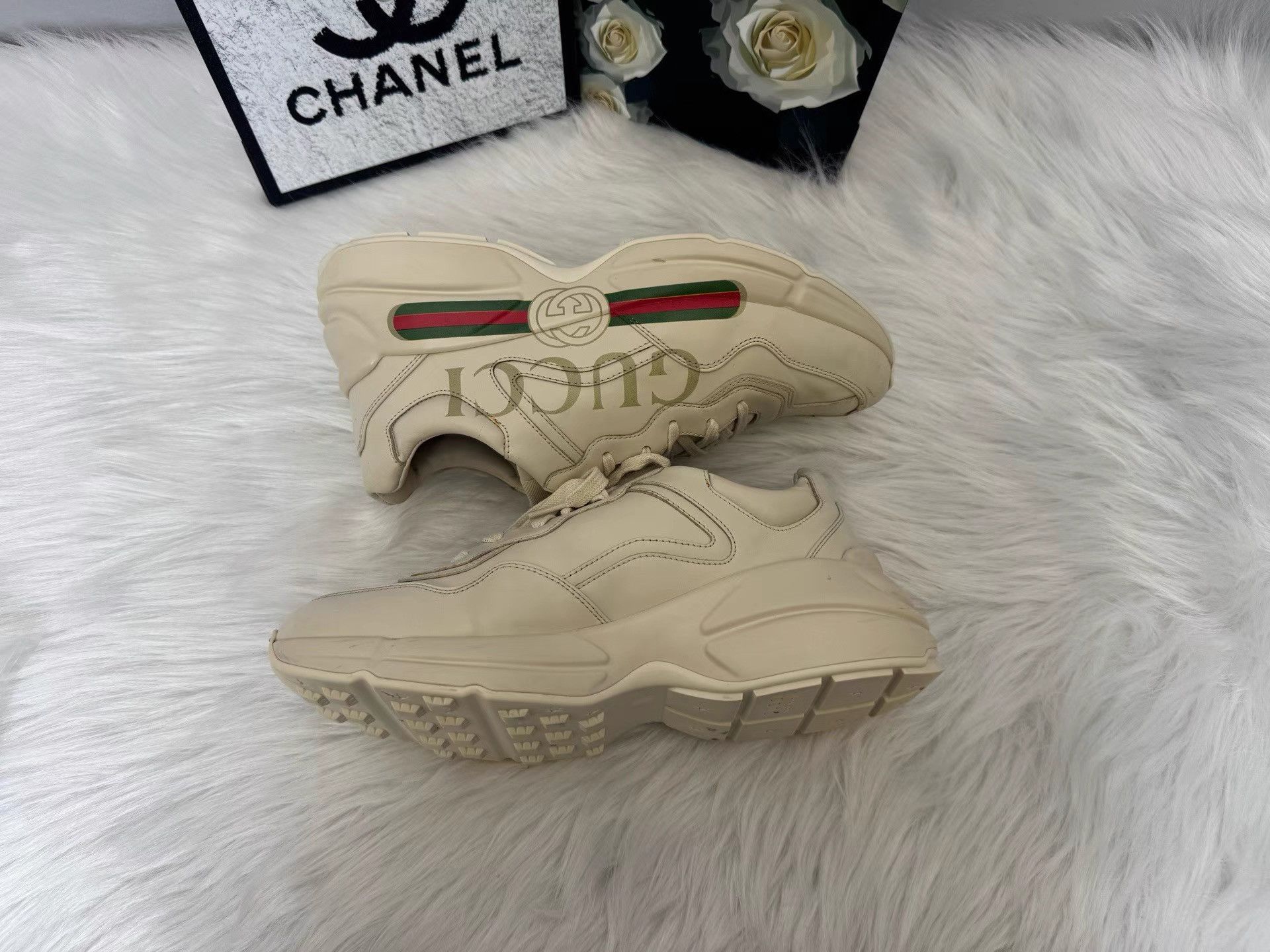 Gucci Gucci Rhyton Belt Dad Sneakers K36 Size US 7.5 / EU 40-41 - 6 Thumbnail