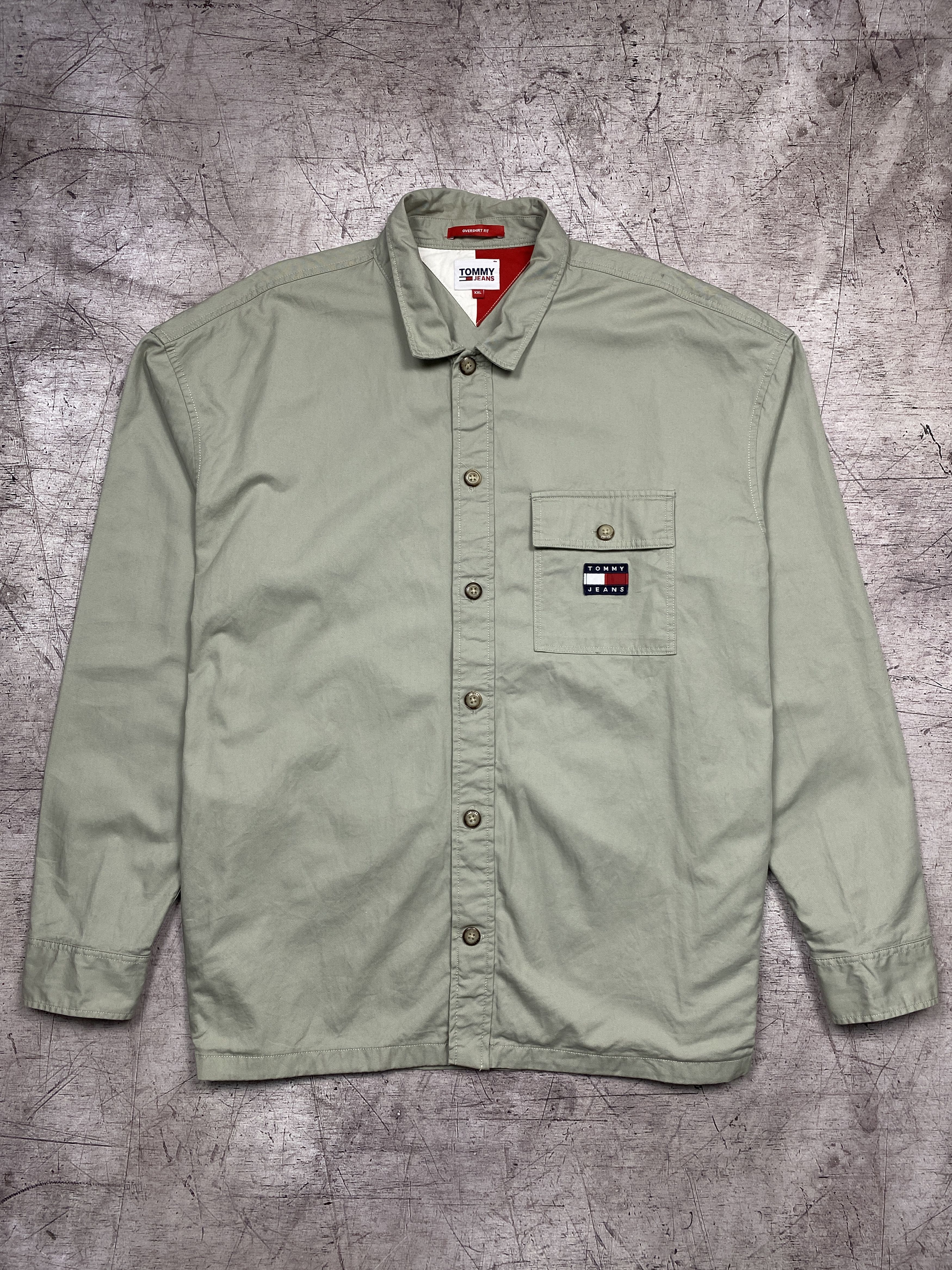 Tommy Hilfiger × Vintage Tommy Hilfiger Vintage Mens Overshirt Shirt Size US XXL / EU 58 / 5 - 1 Thumbnail