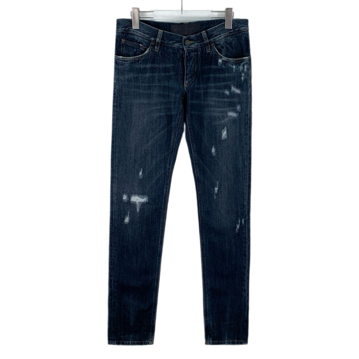 Dolce & Gabbana Dolce & Gabbana Blue Distressed Denim Casual Pants K26WX Size US 36 / EU 52 - 1 Thumbnail