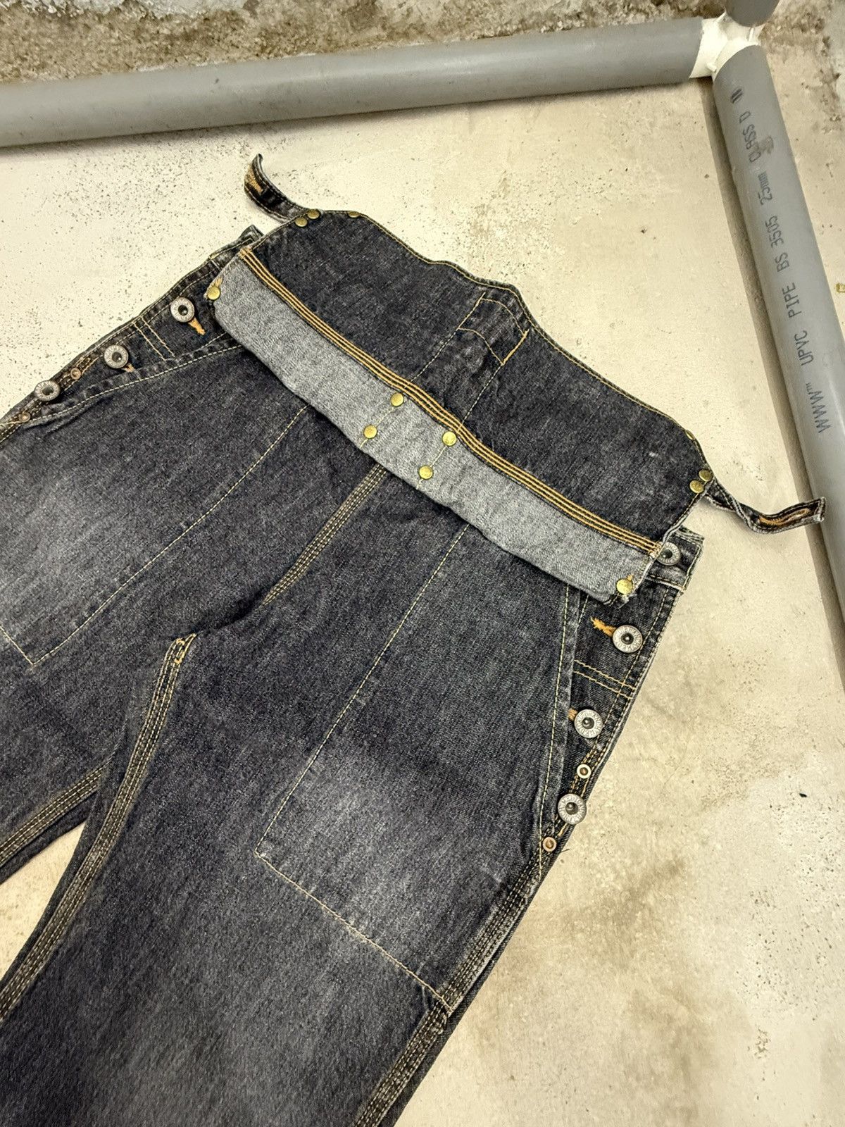 Le Grande Bleu (L.G.B.) Branch Department 50s Reissue Work Wear Flared Jeans Size US 30 / EU 46 - 13 Thumbnail
