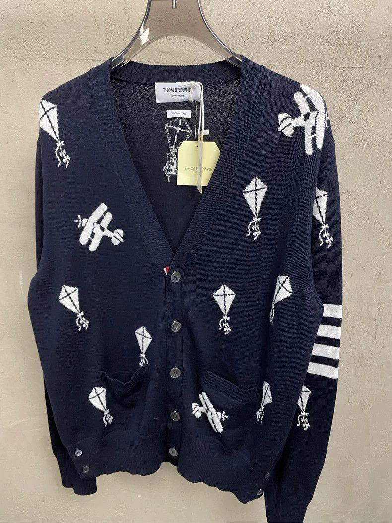 Thom Browne Thom browne Size 2 Dark blue full-print kite airplane four Size M / US 6-8 / IT 42-44 - 3 Thumbnail