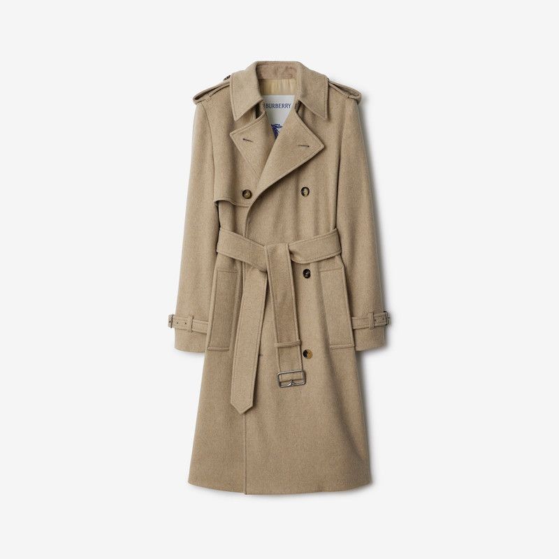 Burberry o1w1db10326 Cashmere Wrap Coat in Brown Size M / US 6-8 / IT 42-44 - 1 Thumbnail