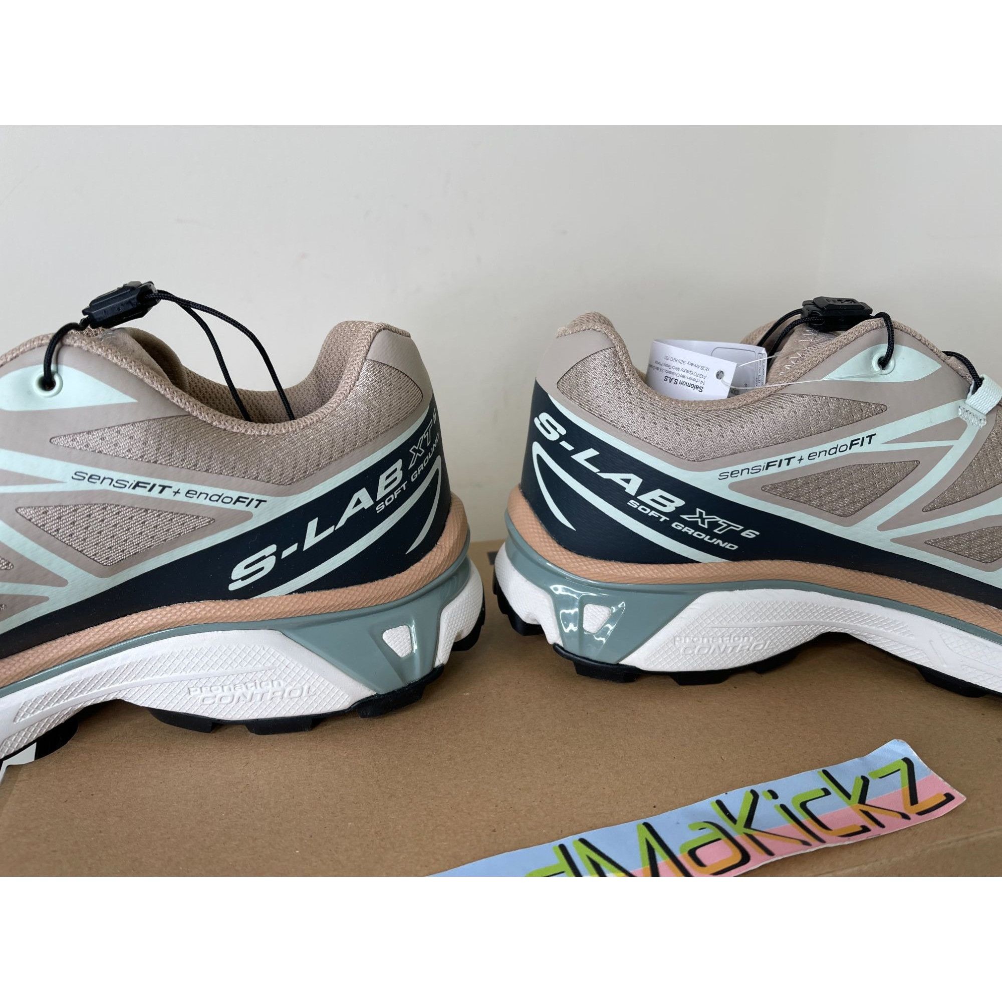 Salomon Salomon XT-6 Oxford Tan Carbon Aqua Mens 11.5us Size US 11.5 / EU 44-45 - 5 Thumbnail