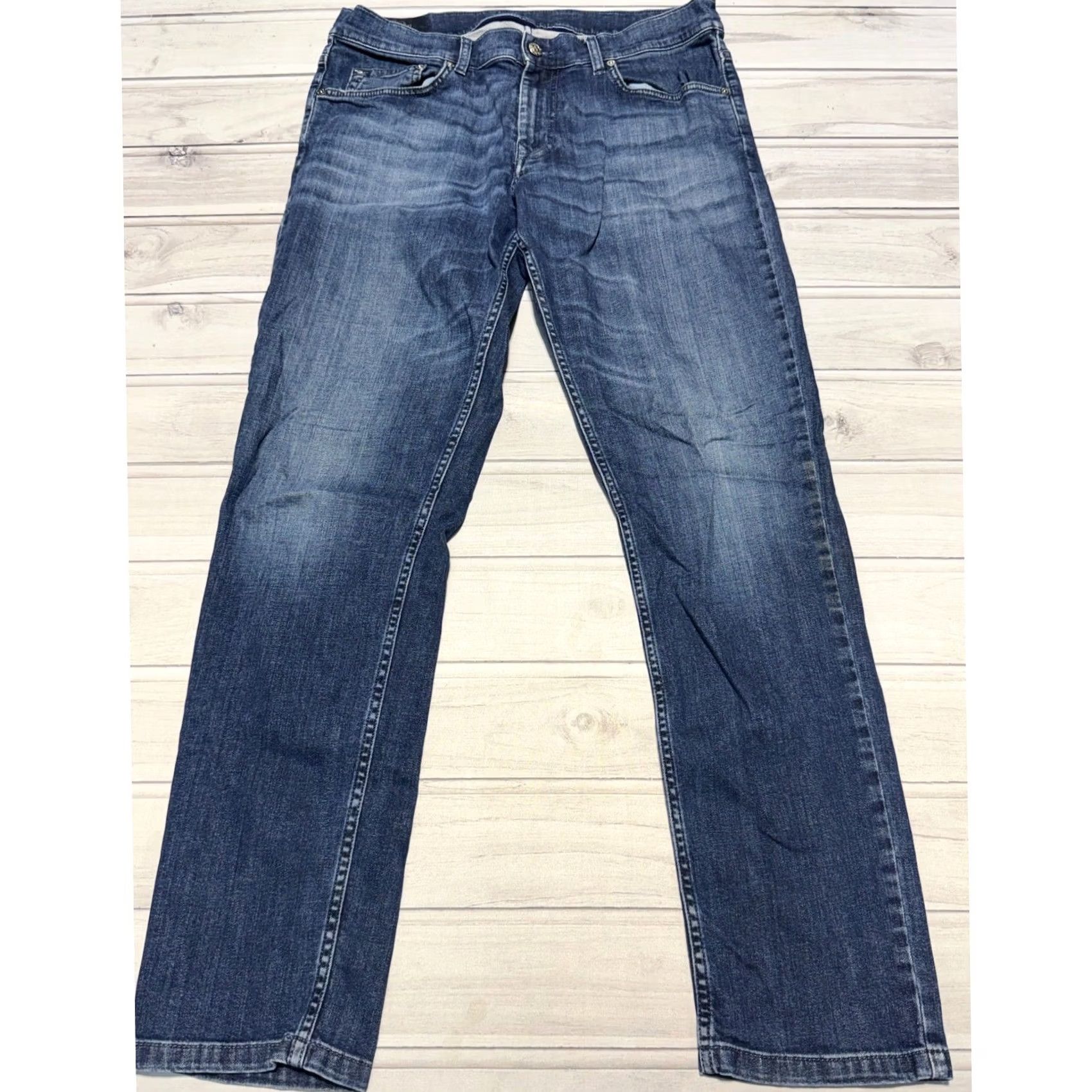 Harmont & Blaine Harmont & Blaine Jeans Mens 36 Blue Straight Leg Denim W1360 IE Made in EU Jeans Mens 36 Blue Straight Denim W1360 Size US 36 / EU 52 - 5 Thumbnail