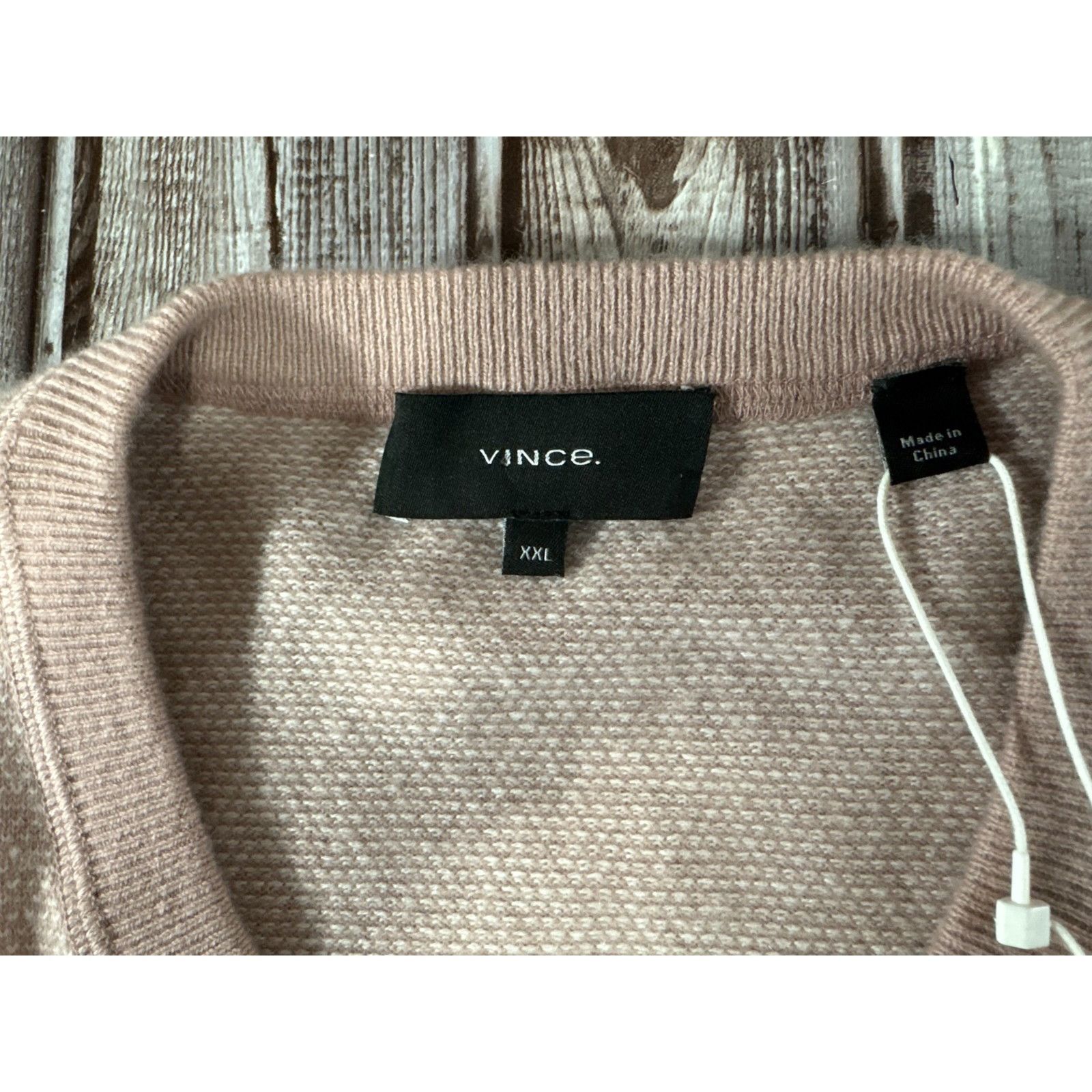 Vince Vince Henley Birdseye wool cashmere blend sweater size 2XL c Size US XXL / EU 58 / 5 - 3 Thumbnail
