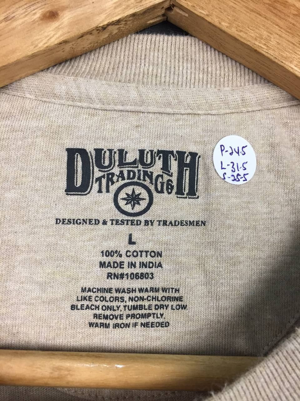 Duluth Trading Company × Vintage Duluth Trading Company Plain Casual Essential Longsleeve Tee Size US L / EU 52-54 / 3 - 7 Thumbnail
