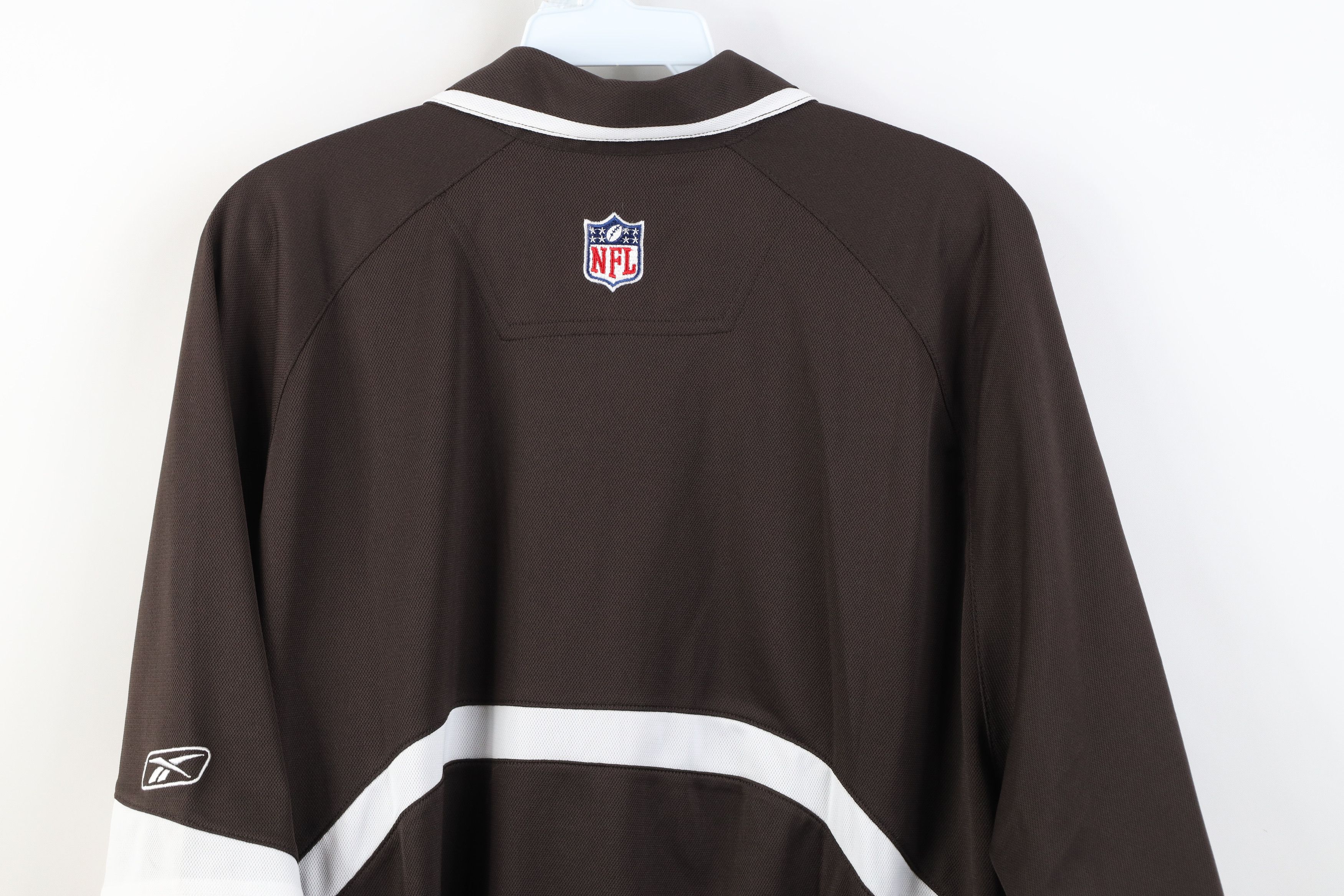 Reebok Deadstock Vintage Y2K Reebok Browns Football Golf Polo Shirt Size US L / EU 52-54 / 3 - 13 Thumbnail