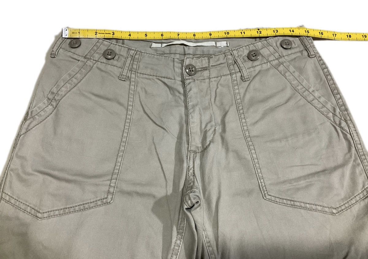 If Six Was Nine × Japanese Brand × Le Grande Bleu (L.G.B.) 🔥Y2K Archived G.O.A. Flared Cargo Pants Military Khaki Size US 30 / EU 46 - 15 Thumbnail