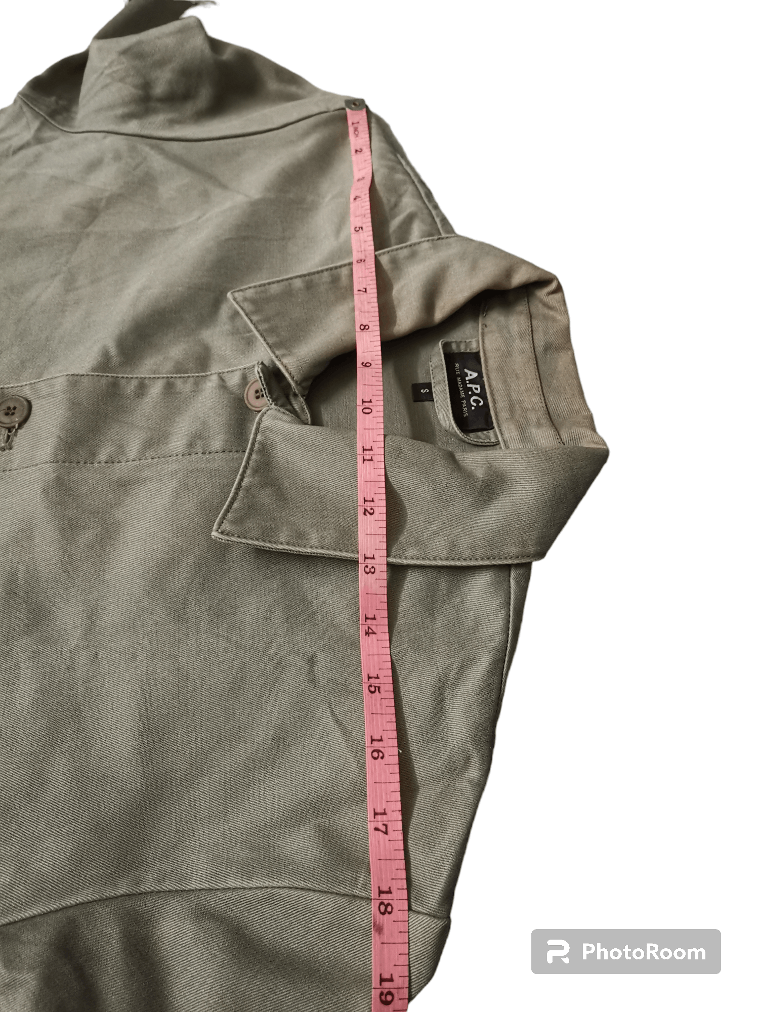 A.P.C. × Vintage 💥Steals💥 Vtg A.P.C. Faded Army Military Rare Jacket Size US S / EU 44-46 / 1 - 14 Thumbnail