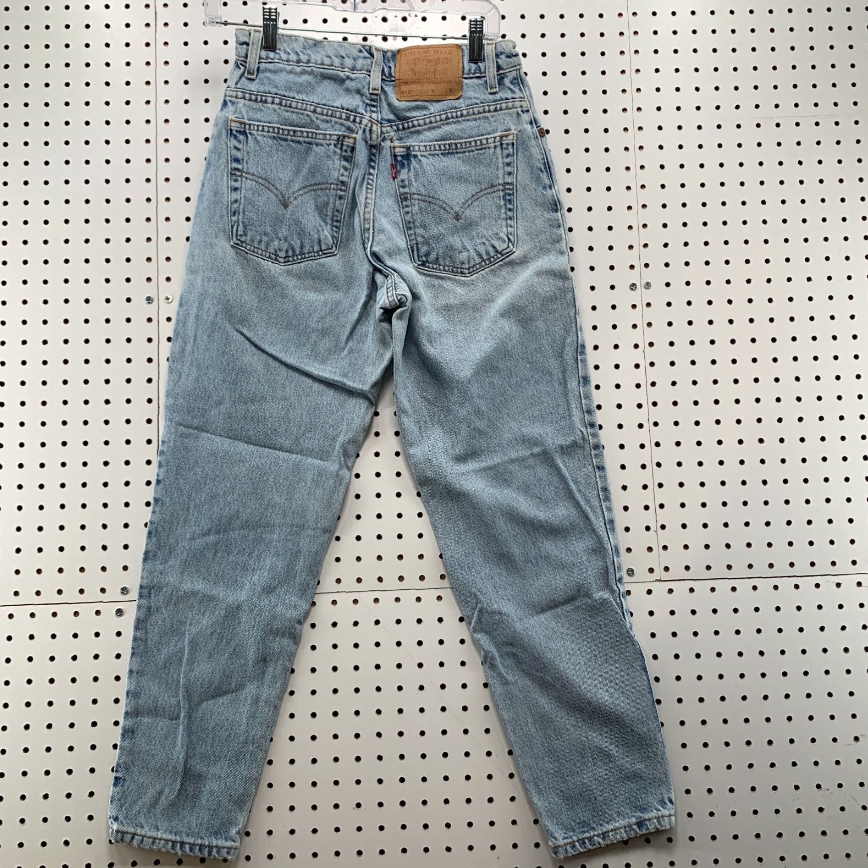 Levi's VINTAGE Levi's 550 Blue Denim Jeans Womens Size 9 Relaxed Tapered High Rise 90s USA Size 30" / US 8 / IT 44 - 7 Thumbnail