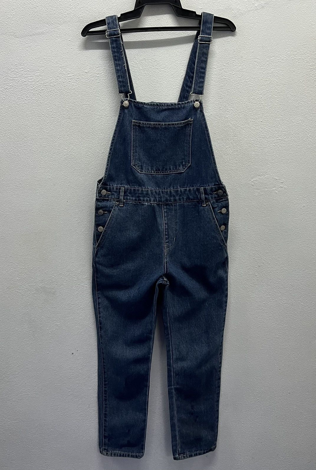 Japanese Brand × Vintage Vintage SPRY P. PREMIUM Medium Wash Denim Overalls - Size M Size US 33 - 1 Thumbnail