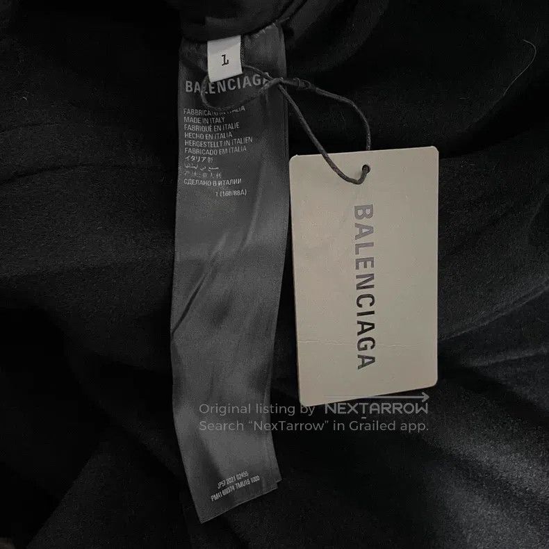 Balenciaga Balenciaga Luxurious Alpaca Wool Overcoat with Reversible Size US S / EU 44-46 / 1 - 4 Thumbnail