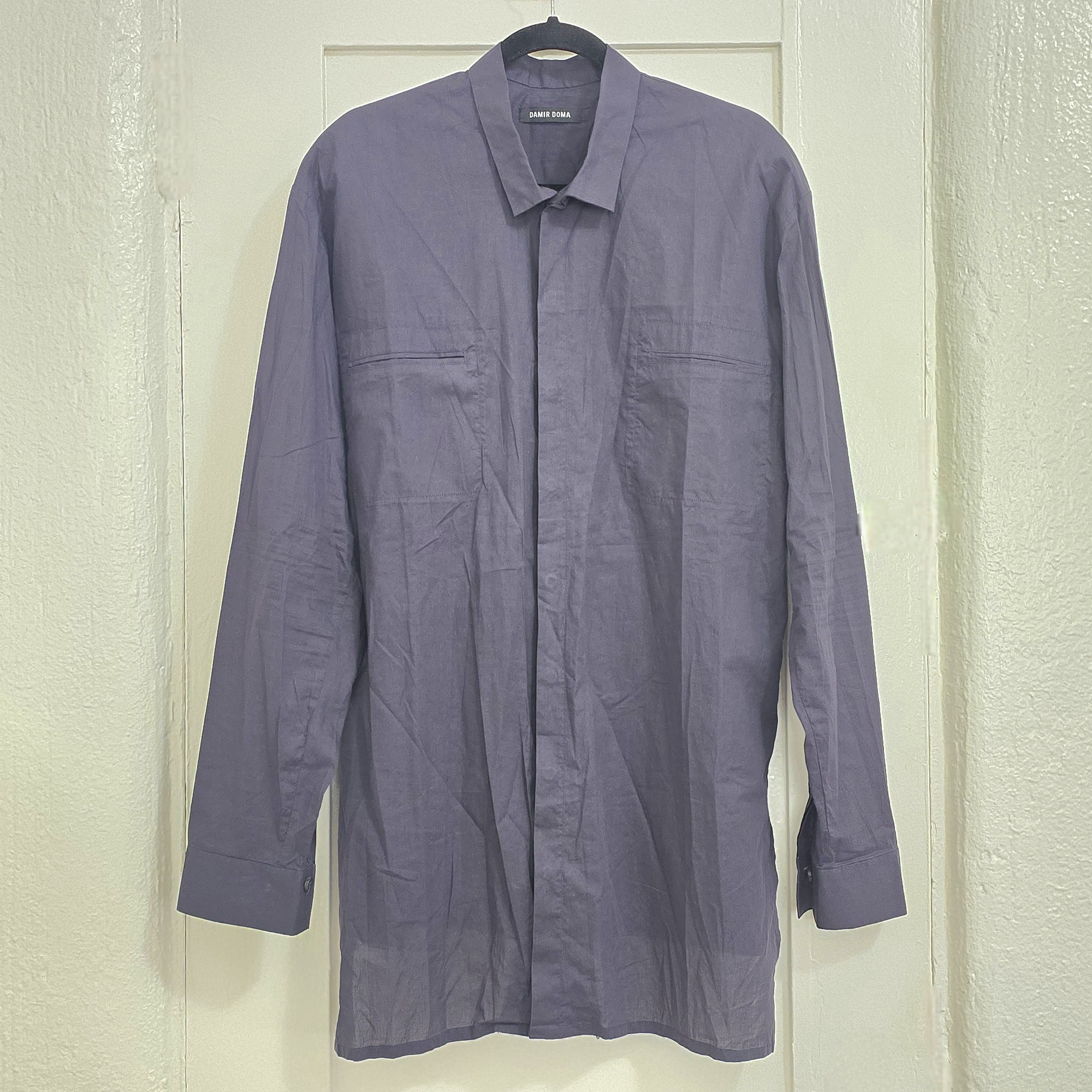 Damir Doma Elongated asymmetrical shirt Size US L / EU 52-54 / 3 - 1 Thumbnail