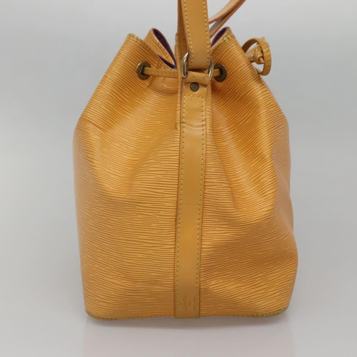 Louis Vuitton LOUIS VUITTON Epi Petit Noe Shoulder Bag Yellow M44109 Size ONE SIZE - 4 Thumbnail