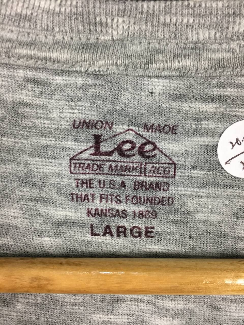 Lee Vtg Lee Union Made Kansas Workwear Graphic Pocket Tee Size US L / EU 52-54 / 3 - 8 Thumbnail