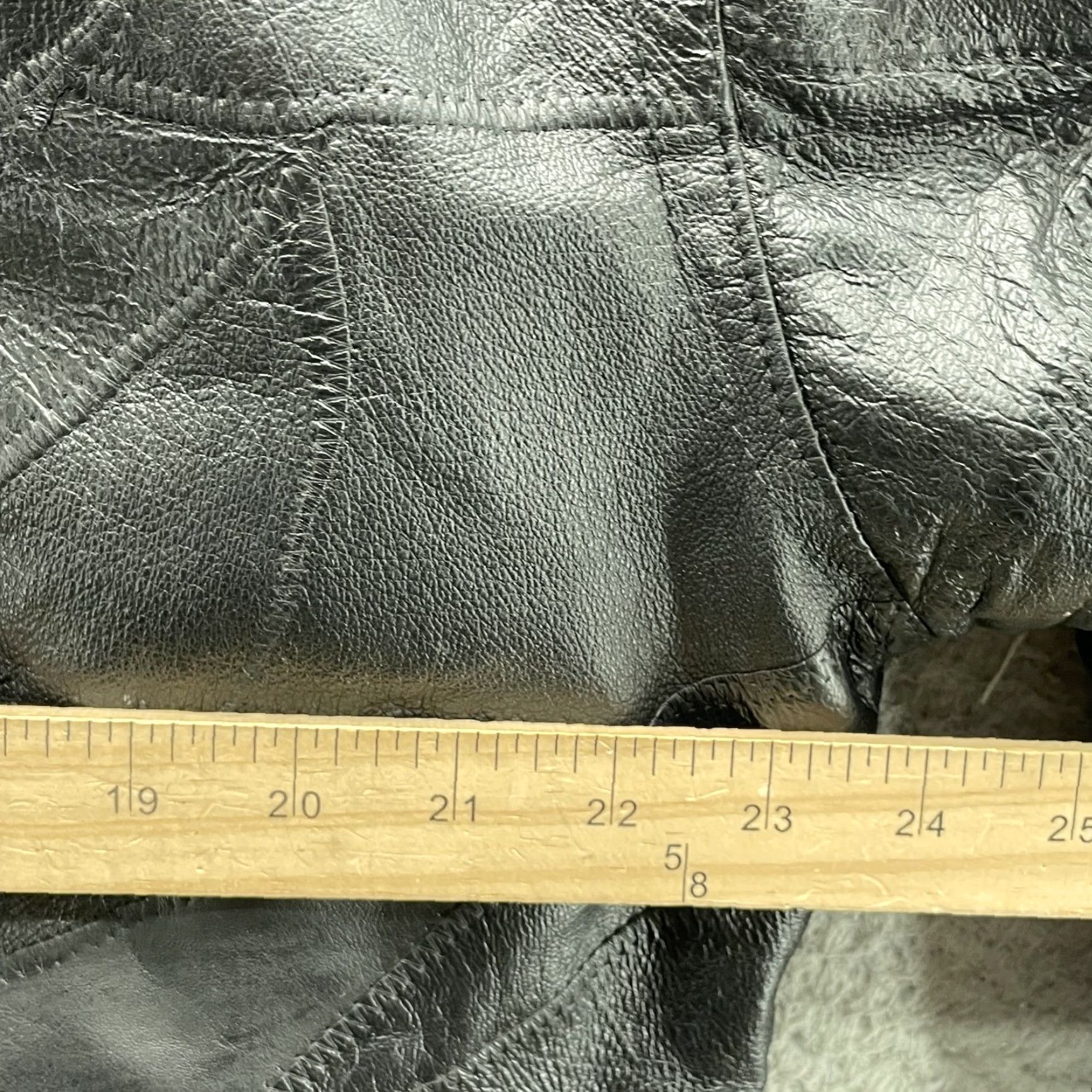 Vintage VINTAGE Napoline 100% Leather Bomber Jacket XL Baggy Biker Streetwear Retro Moto Y2K 90s Black Leather Bomber Jacket Men XL Baggy Streetwear 90s Size US XL / EU 56 / 4 - 4 Thumbnail