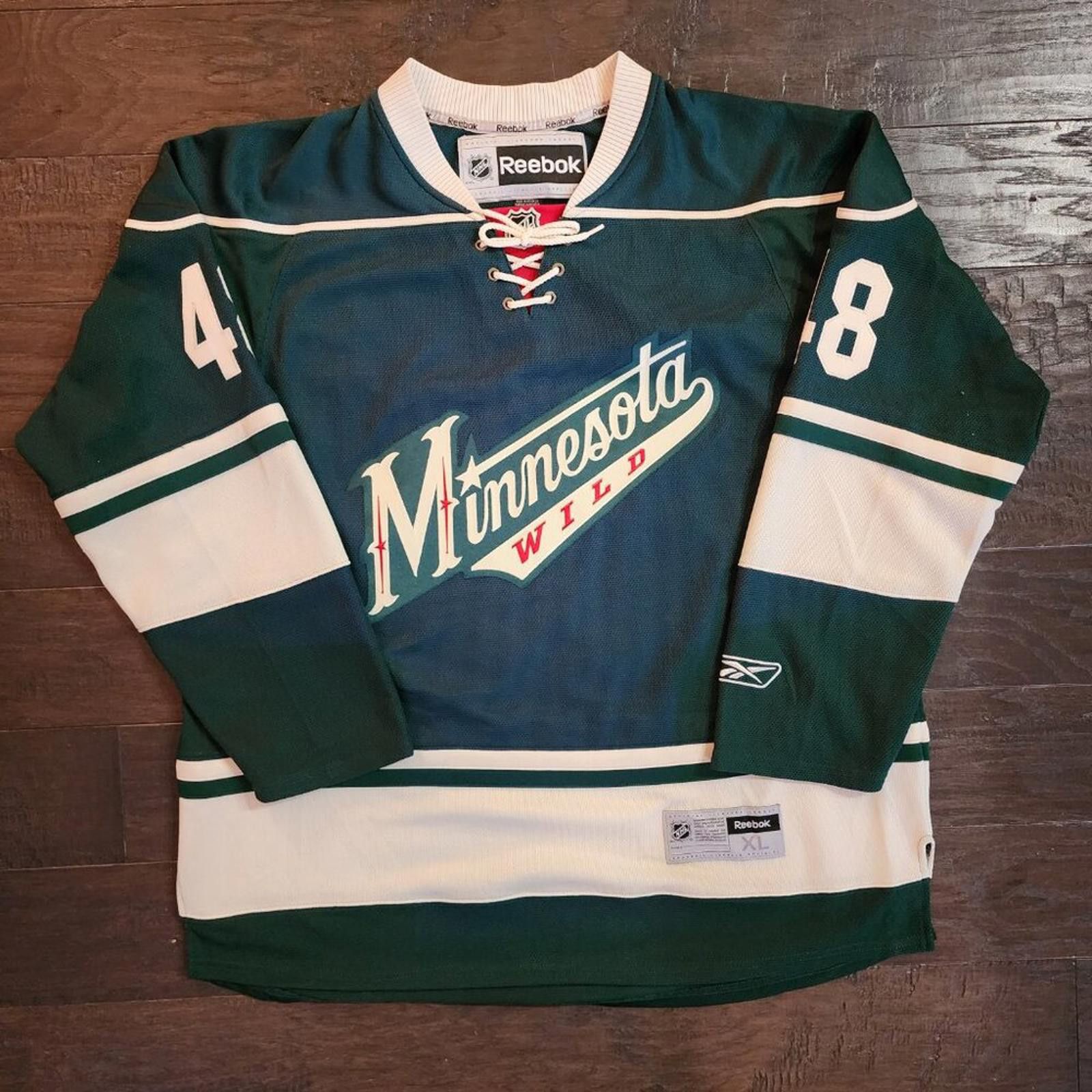 Reebok NHL Reebok MN Wild Green Latendresse #48 Hockey Jersey Sz XL Size US XL / EU 56 / 4 - 6 Thumbnail