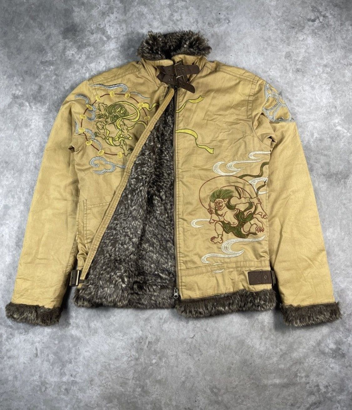 14th Addiction × Eternal × If Six Was Nine 💥Rare💥Eternal B3 Fur Canvas Jacket Size US L / EU 52-54 / 3 - 3 Thumbnail